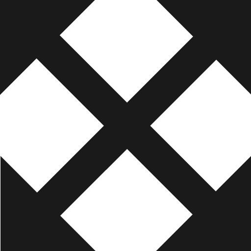 Arrow expand icon, solid style, from Fontisto