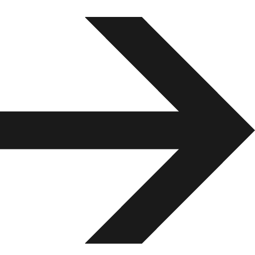 Arrow right icon, solid style, from Fontisto