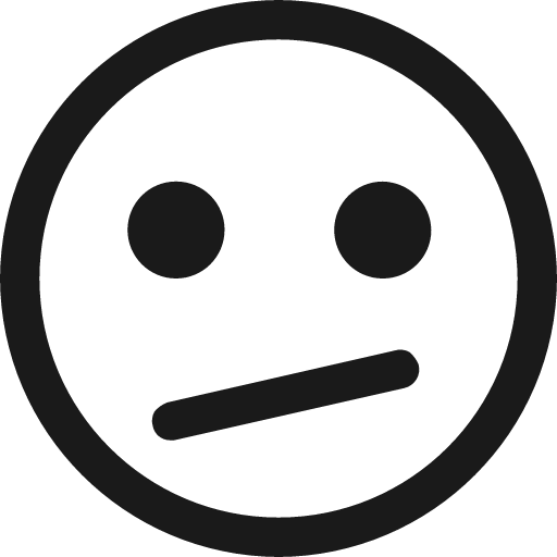 Confused icon, solid style, from Fontisto