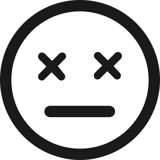 Dizzy icon, solid style, from Fontisto