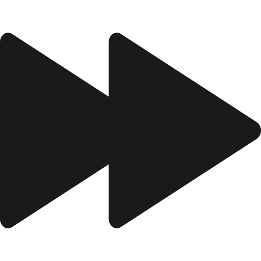 Forward icon, solid style, from Fontisto