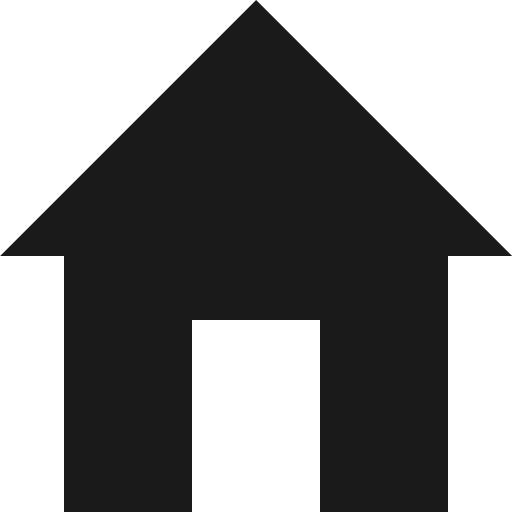 Home icon, solid style, from Fontisto