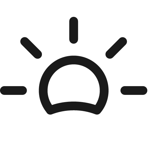 Horizon alt icon, solid style, from Fontisto