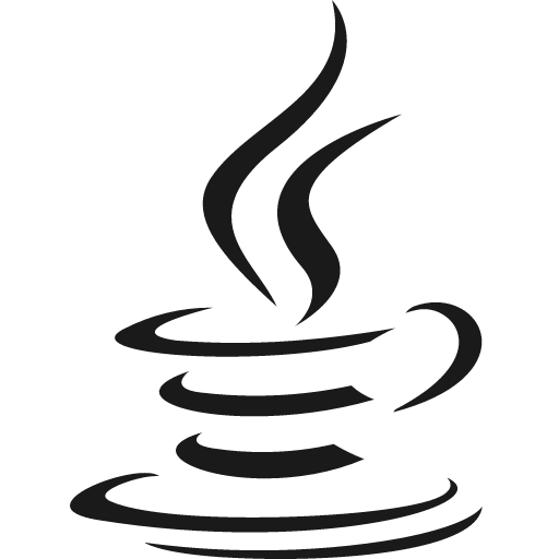 Java icon, solid style, from Fontisto