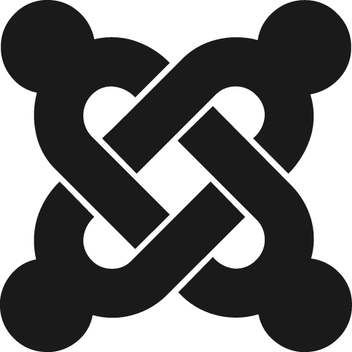 Joomla icon, solid style, from Fontisto
