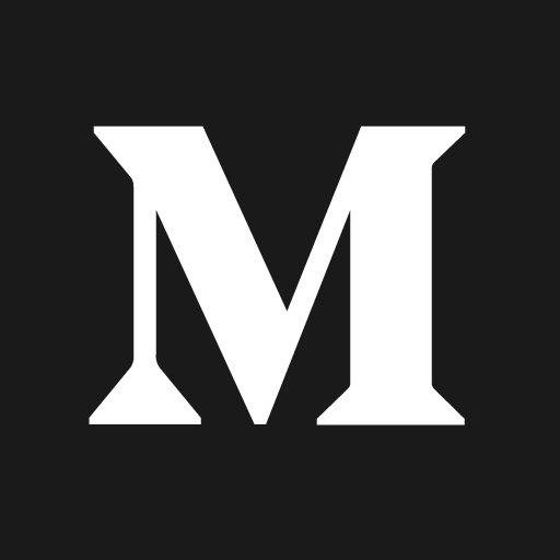 Medium icon, solid style, from Fontisto