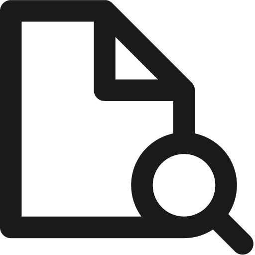 Preview icon, solid style, from Fontisto