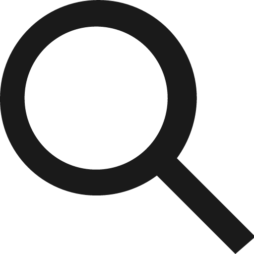Search icon, solid style, from Fontisto