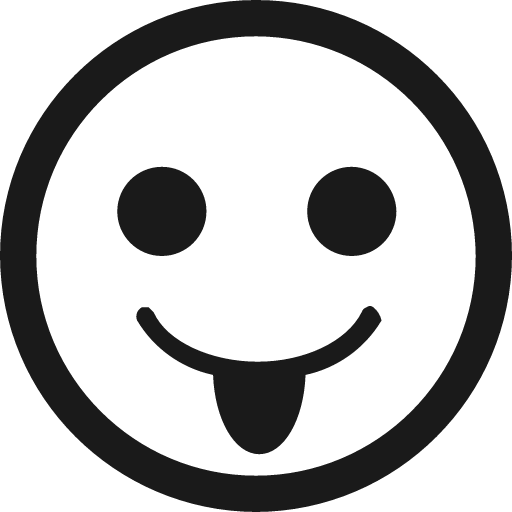 Tongue icon, solid style, from Fontisto