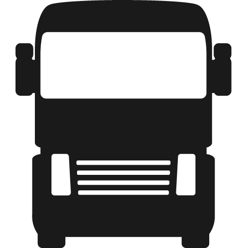 Truck icon, solid style, from Fontisto