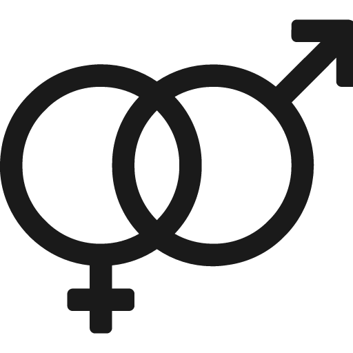Venus mars icon, solid style, from Fontisto