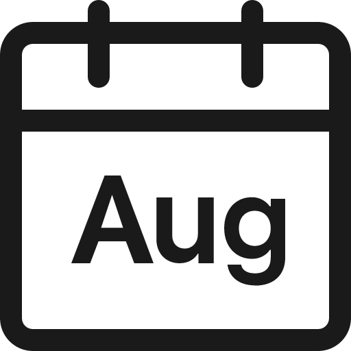Month icon, solid style, from FormKit Icons