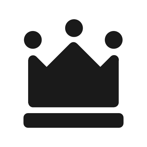 Crown icon, solid style, from Foundation