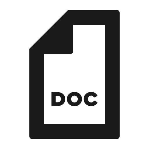 Page doc icon, solid style, from Foundation