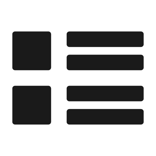 Results icon, solid style, from Foundation
