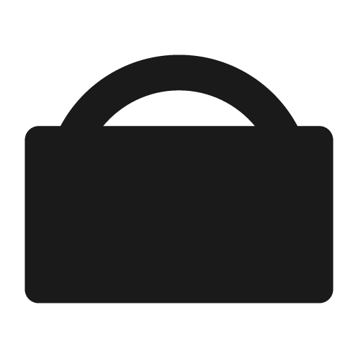 Shopping bag icon, solid style, from Foundation