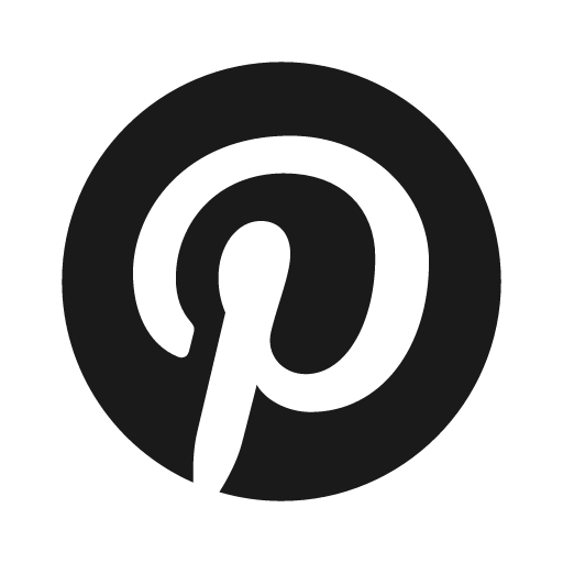 Social pinterest icon, solid style, from Foundation