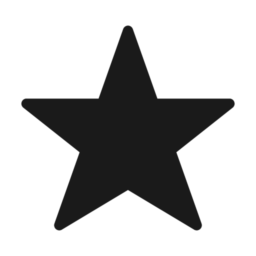 Star icon, solid style, from Foundation