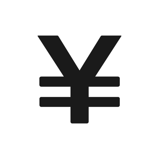 Yen icon, solid style, from Foundation