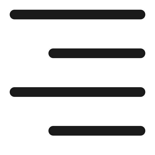 Align right stroke 16 icon, line style, from Garden SVG Icons