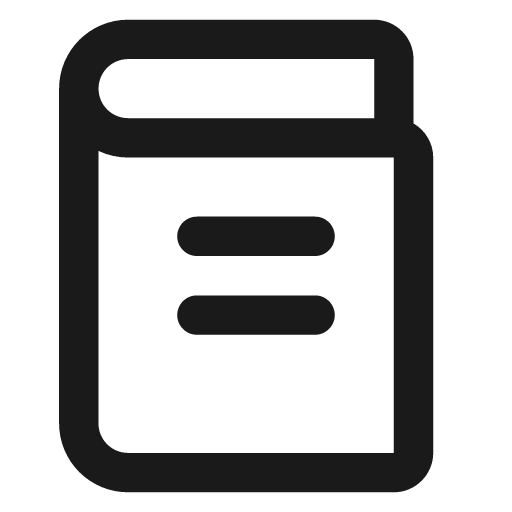 Book 26 icon, solid style, from Garden SVG Icons