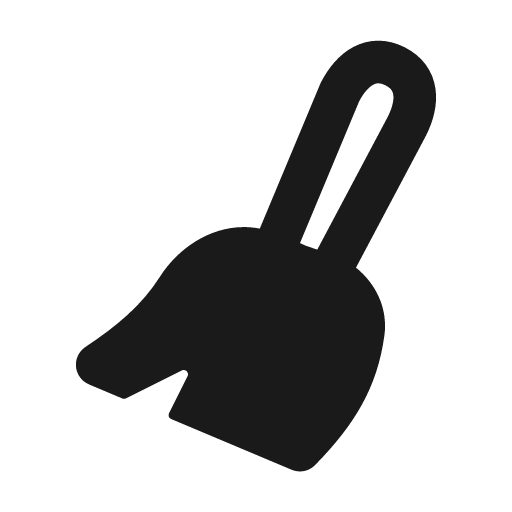 Broom fill 20 icon, solid style, from Garden SVG Icons