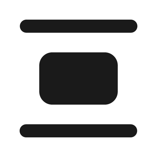 Center fill 20 icon, solid style, from Garden SVG Icons