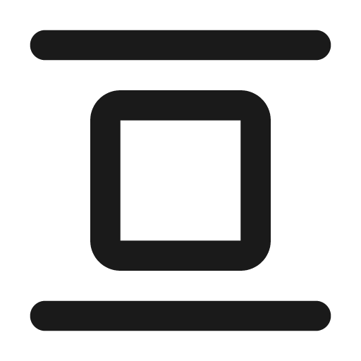 Center stroke 12 icon, solid style, from Garden SVG Icons