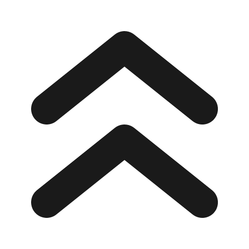 Chevron double up fill 16 icon, solid style, from Garden SVG Icons