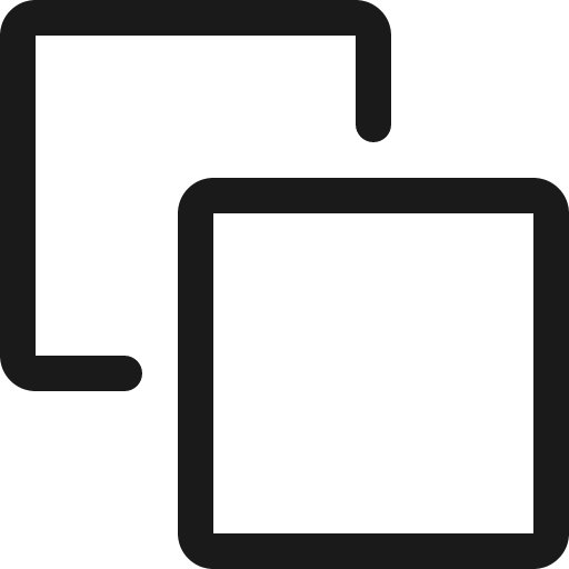 Copy stroke 16 icon, solid style, from Garden SVG Icons