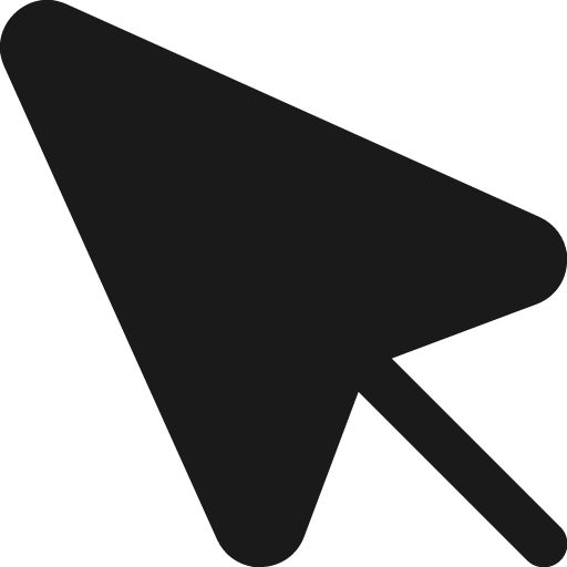 Cursor arrow fill 12 icon, solid style, from Garden SVG Icons
