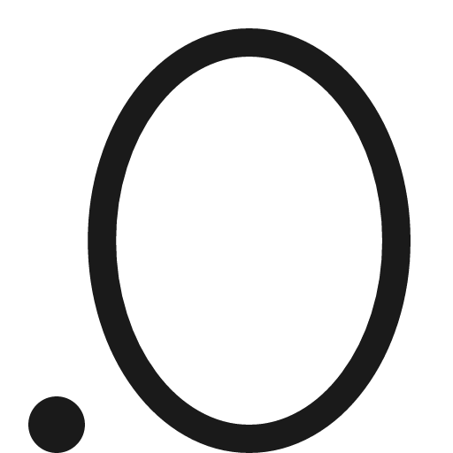 Decimal stroke 16 icon, line style, from Garden SVG Icons