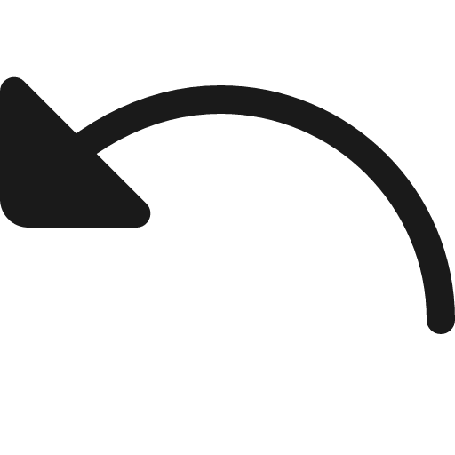 Edit undo fill 16 icon, line style, from Garden SVG Icons
