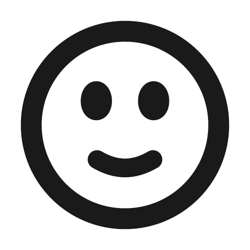 Emoji grin stroke 20 icon, solid style, from Garden SVG Icons