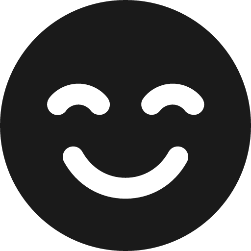 Face very happy fill 12 icon, solid style, from Garden SVG Icons