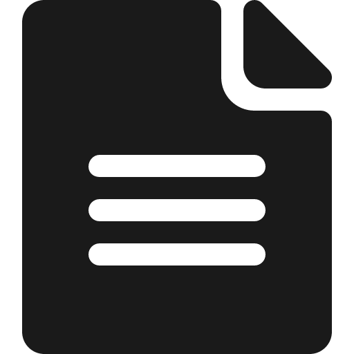 File document fill 16 icon, solid style, from Garden SVG Icons