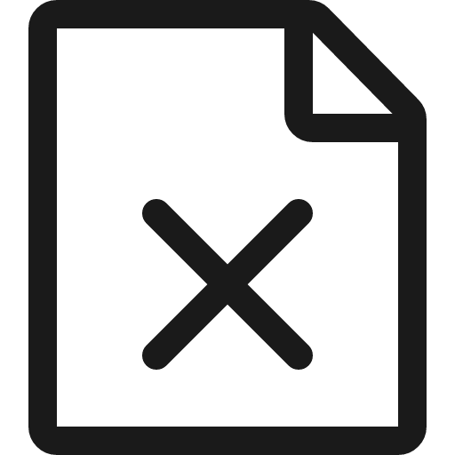File error stroke 16 icon, line style, from Garden SVG Icons