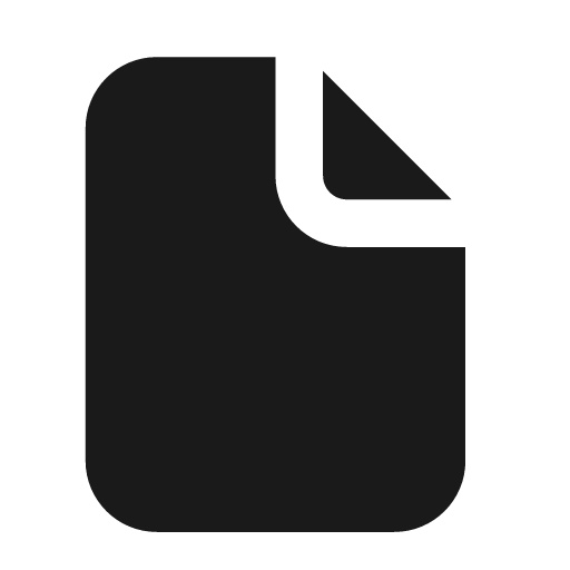 File generic fill 20 icon, solid style, from Garden SVG Icons
