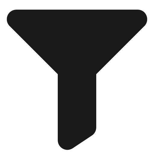 Filter fill 16 icon, solid style, from Garden SVG Icons