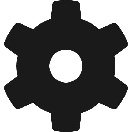 Gear fill 12 icon, solid style, from Garden SVG Icons