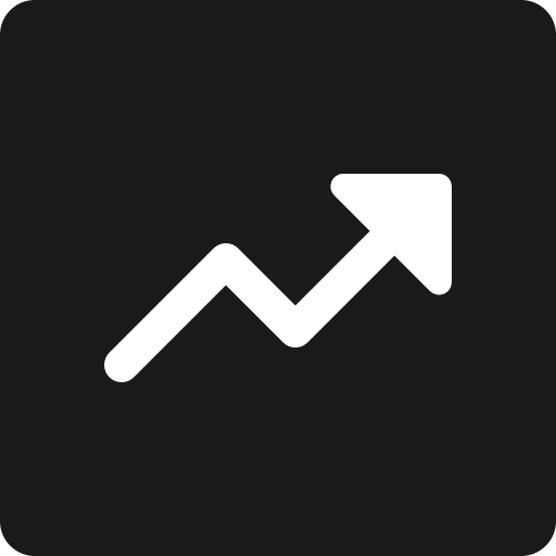 Growth chart fill 16 icon, solid style, from Garden SVG Icons