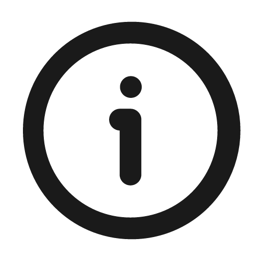 Info circle stroke 20 icon, solid style, from Garden SVG Icons