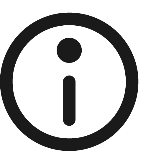 Info stroke 12 icon, line style, from Garden SVG Icons