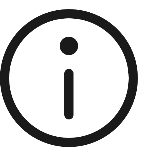 Info stroke 16 icon, line style, from Garden SVG Icons
