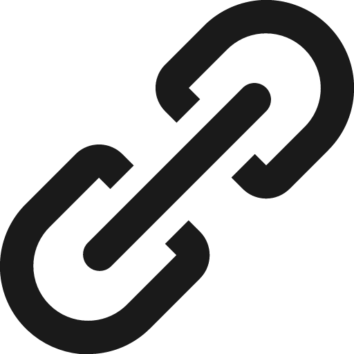 Link fill 16 icon, solid style, from Garden SVG Icons