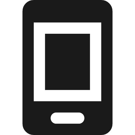 Mobile phone fill 12 icon, line style, from Garden SVG Icons