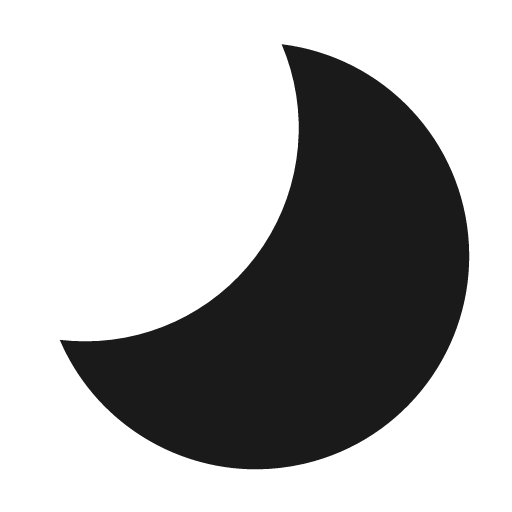 Moon fill 12 icon, solid style, from Garden SVG Icons