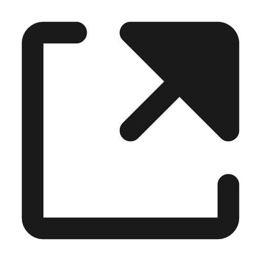 New window fill 12 icon, line style, from Garden SVG Icons