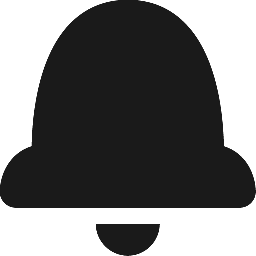 Notification fill 16 icon, solid style, from Garden SVG Icons