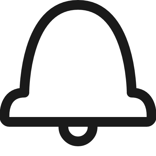 Notification stroke 16 icon, line style, from Garden SVG Icons